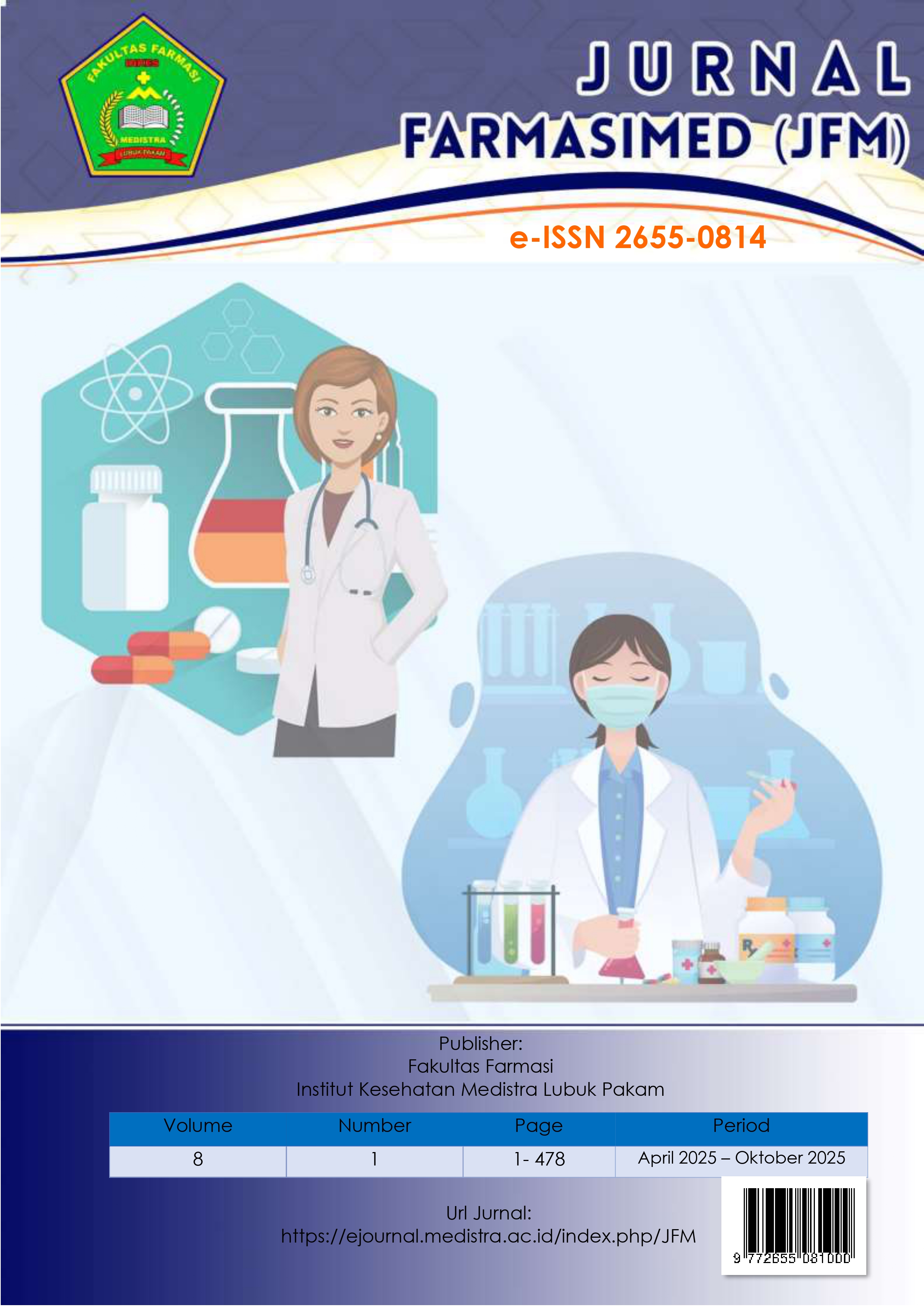 					View Vol. 8 No. 1 (2025): Jurnal Farmasimed (JFM)
				
