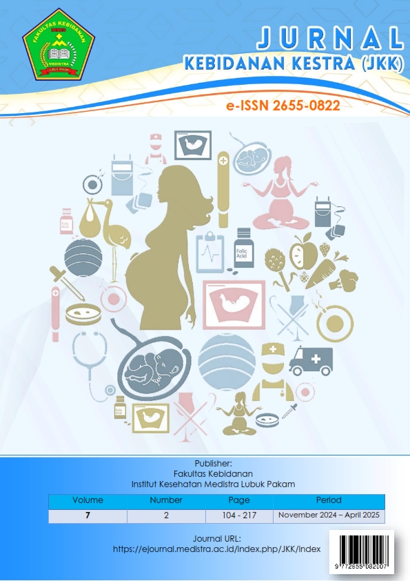 View Vol. 7 No. 2 (2025): Jurnal Kebidanan Kestra (JKK)