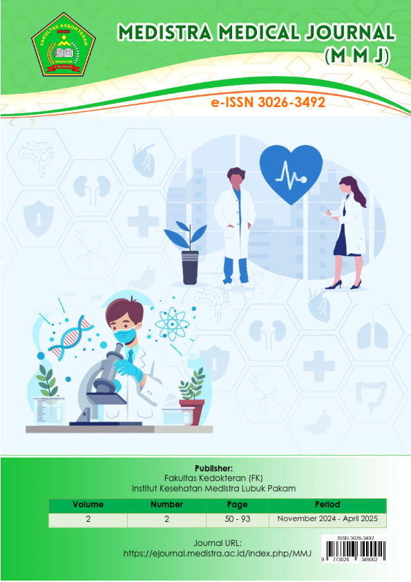 					View Vol. 2 No. 2 (2025): Medistra Medical Journal (MMJ)
				